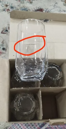 لیوان نوری تازه مدل استاتيک کد NT17601200W  بسته 6 عددی