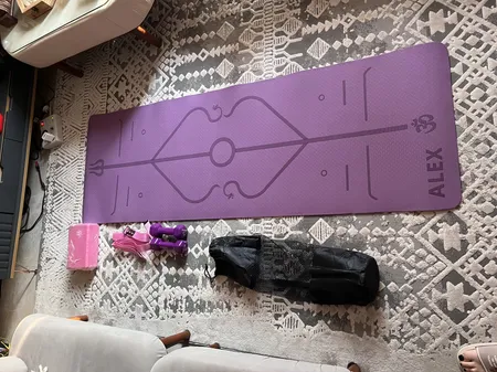 زیر انداز یوگا الکس مدل 1124 ضخامت 6 میلی متر