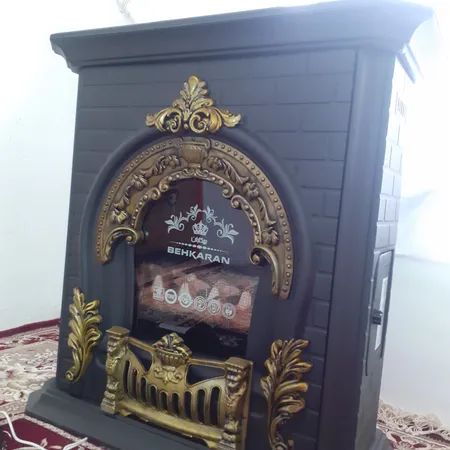 بخاری گازی بهکاران طرح شومینه مدل پرنس T-28000