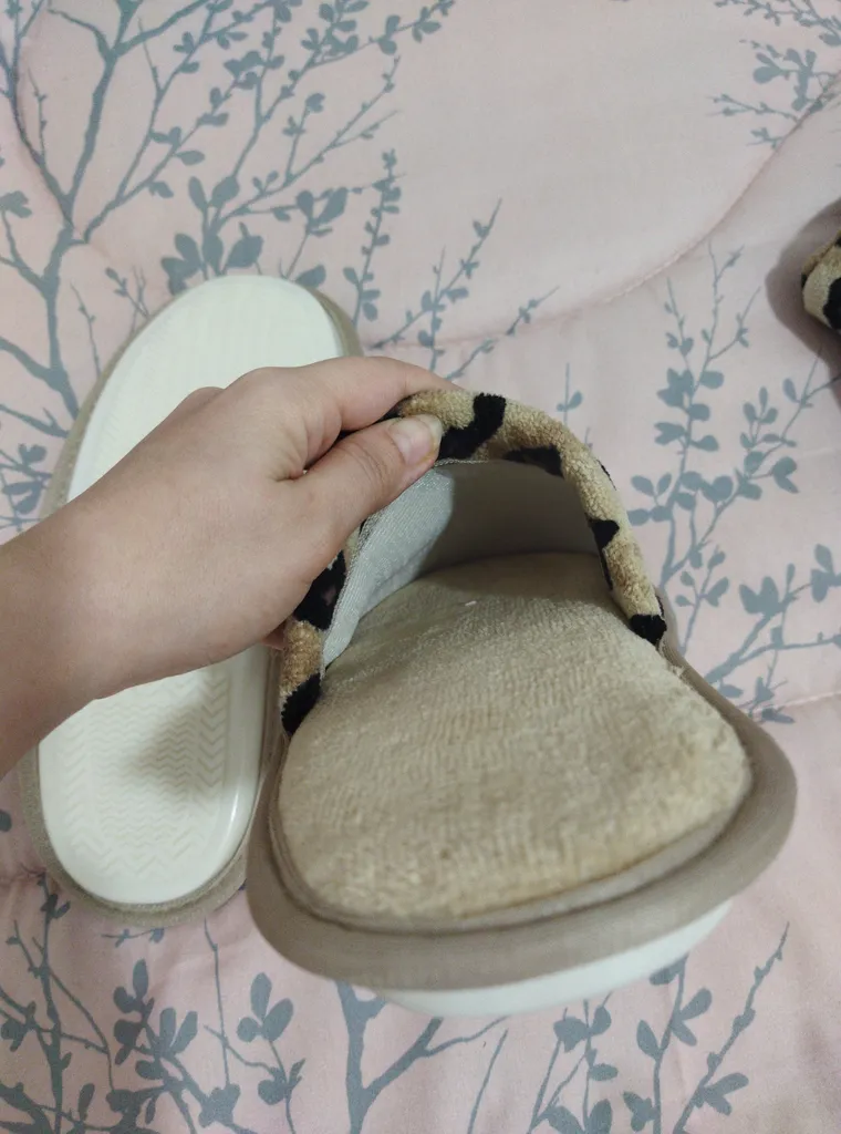 دمپایی حوله ای پودایران مدل پلنگی