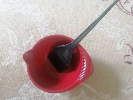 برس رنگ مو مدل A-01 به همراه کاسه رنگ مو مدل B-01