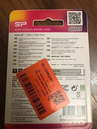 فلش مموری سیلیکون پاور مدل Jewel J07 ظرفیت 64 گیگابایت