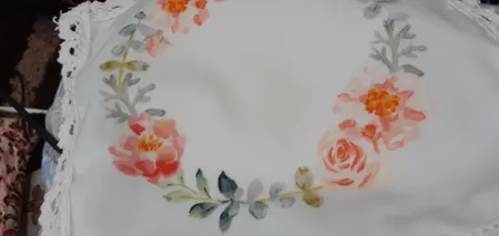 جانماز کیفی طرح گل های بهاری مدل BPA270201