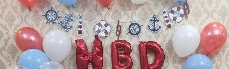 ریسه تزئینی روز خوب مدل ملوان بسته 7 عددی