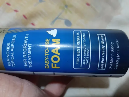 فوم محرک رشد مو دلتازکس مدل ماینوکسیدیل 5درصد وزن 60 گرم