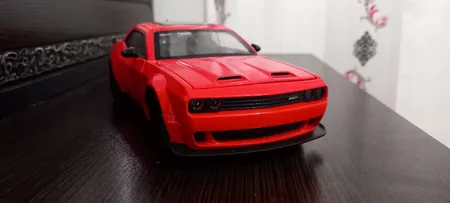 ماکت ماشین ناب سل مدل دوج چلنجر هلکت فلزی کد 1:24 Dodge Challenger Hellcat