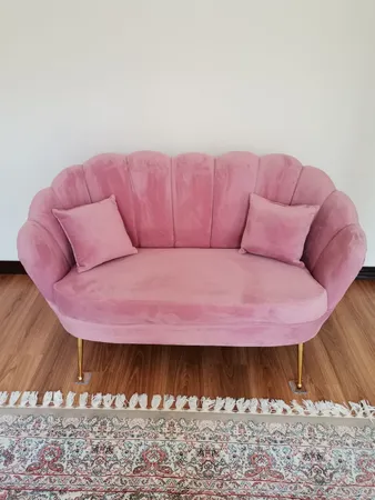 مبل راحتی دو نفره مدل صدفی