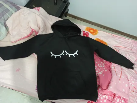 هودی زنانه طرح چشم کد 17099BW