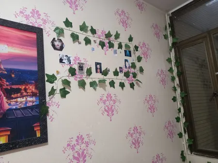 گل مصنوعی مدل ریسه برگ طرح انگور کد PAL-3030