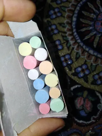 گچ رنگی کد 60 بسته 12 عددی