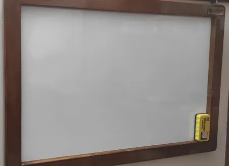 تخته وایت برد آسا برد مدل راش سایز 60x90 سانتی متر