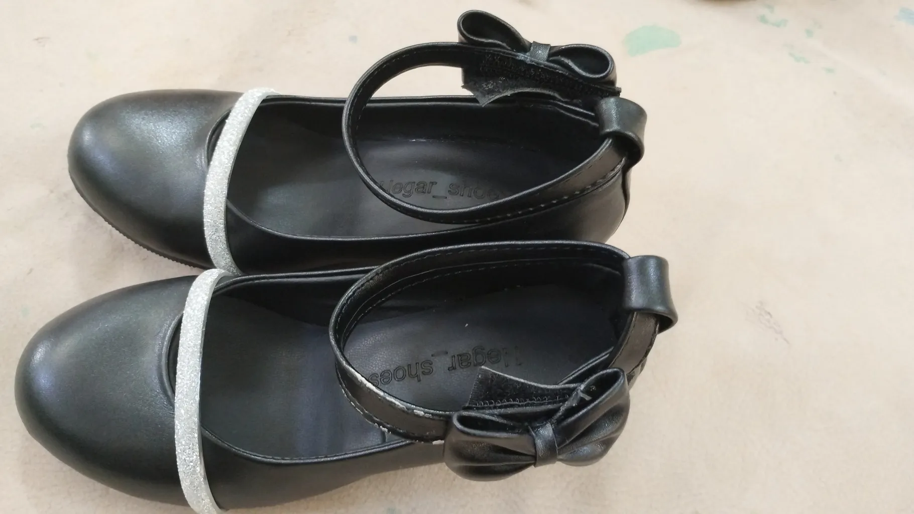 کفش دخترانه مدل ویولت پاپیونی برچسبی کد BK.3606