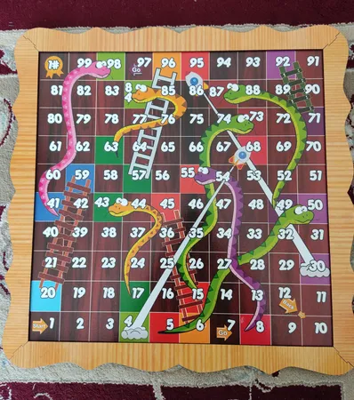 بازی فکری مدل منچ و مارپله کد G1