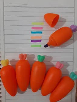 ماژیک علامت گذار مدل هویج کد 809 بسته 6 عددی