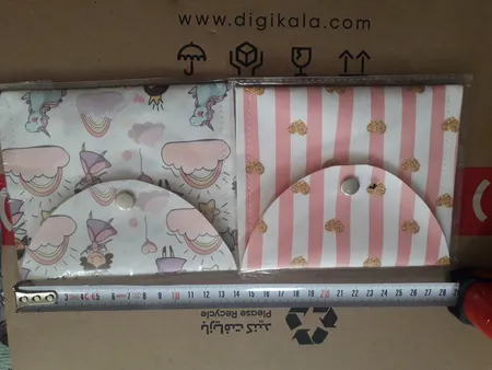 جای دستمال کاغذی طرح دختر و یونیکورن مدل PBA031104