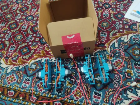 موتور گیربکس ربات مدل G3074 بسته 2 عددی