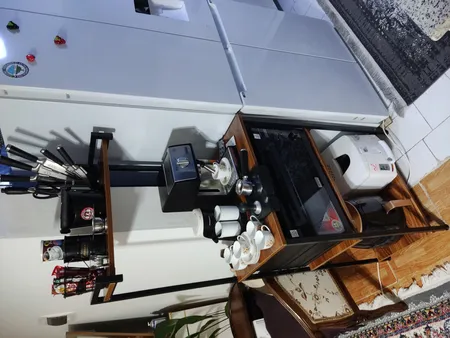 شلف دیواری دیزم مدل کافی بار کد SLF_F100_60_BRN