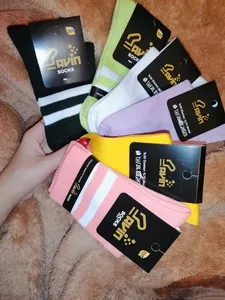 تجریه خرید جوراب ورزشی زنانه پاوین مدل دو خط مجموعه 6 عددی