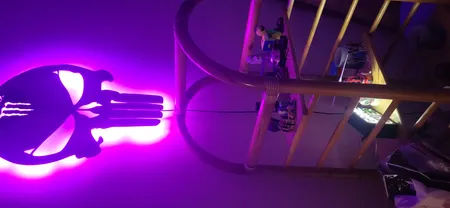 چراغ دیواری مدل اسکلت طرح مانستر