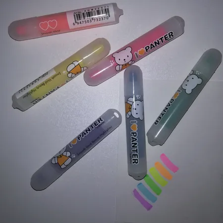 ماژیک علامت گذار 6 رنگ پنتر سری M and G مدل I Love Panter