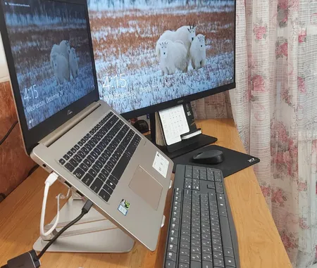 پایه نگهدارنده لپ تاپ نیلکین مدل ProDesk Adjustable