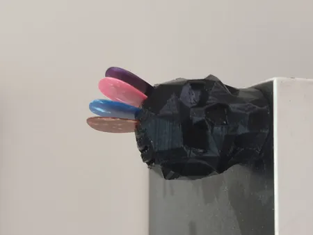 نگهدارنده پیک گیتار مدل Skull