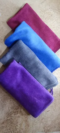 دستمال حوله ای میکروفایبر ضدخش تام کلین مدل Mfl300sx4 بسته 4 عددی