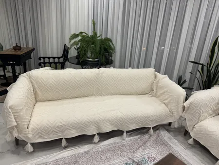 شال مبل کوکوجم مدل لیزا سایز 300×150 سانتی‌ متر