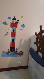 استیکر اندازه گیری قد ژیوار مدل فانوس دریایی