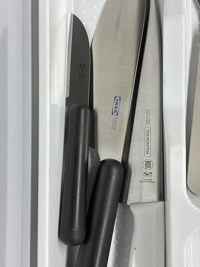 چاقو آشپزخانه ایکیا مدل FÖRDUBBLA مجموعه 2 عددی