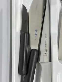 چاقو آشپزخانه ایکیا مدل FÖRDUBBLA مجموعه 2 عددی