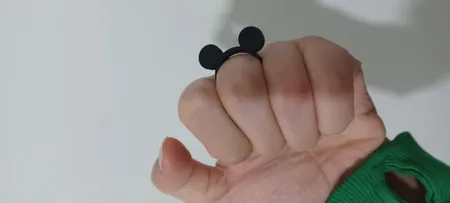 انگشتر دخترانه مدل mickey mouse