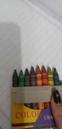 مداد شمعی 8 رنگ کد 1002