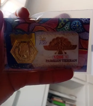 طلا گرمی 18 عیار پارسیان تهران مدل پارسیان