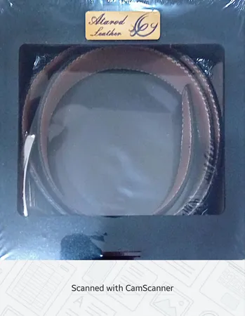 کمربند مردانه چرم عطارد مدل B23