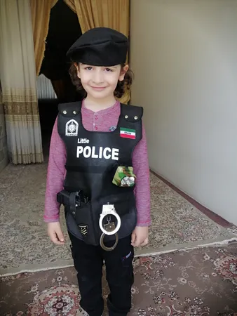 ایفای نقش پلیس مدل P-102 همراه دستبند