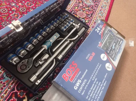 آچار بکس باس مدل Cr-v مجموعه 24 عددی