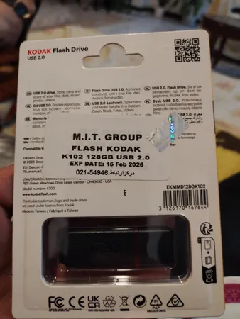 فلش مموری کداک مدل k102 ظرفیت 128 گیگابایت