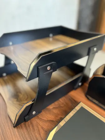 ست لوازم اداری رومیزی مدل آونگ دکو A707 مجموعه 10 عددی