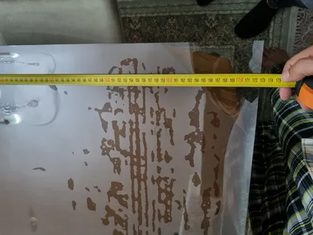 طلق رومیزی مدل T.evim 2.2mm کد A100-T170cm