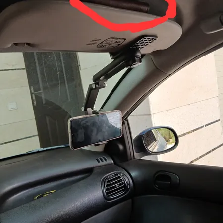 پایه نگهدارنده گوشی موبایل مدل sun visor طرح آفتابگیر خودرو