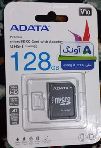 تجریه خرید کارت حافظه microSDXC ای دیتا مدل Premier V10 A1 کلاس 10 استاندارد UHS-I سرعت 100MBps ظرفیت 128 گیگابایت