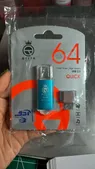 تجریه خرید فلش مموری کوئین تک مدل QUICK C-PLUS ظرفیت 64 گیگابایت با رابط USB به همراه مبدل USB-C