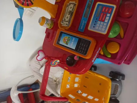 اسباب بازی سوپر مارکت مدل 703 به همراه چرخ خرید