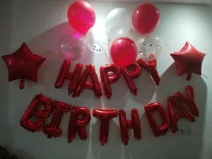 تجریه خرید بادکنک فویلی مسترتم طرح هپی برث دی پلاس بسته 25 عددی