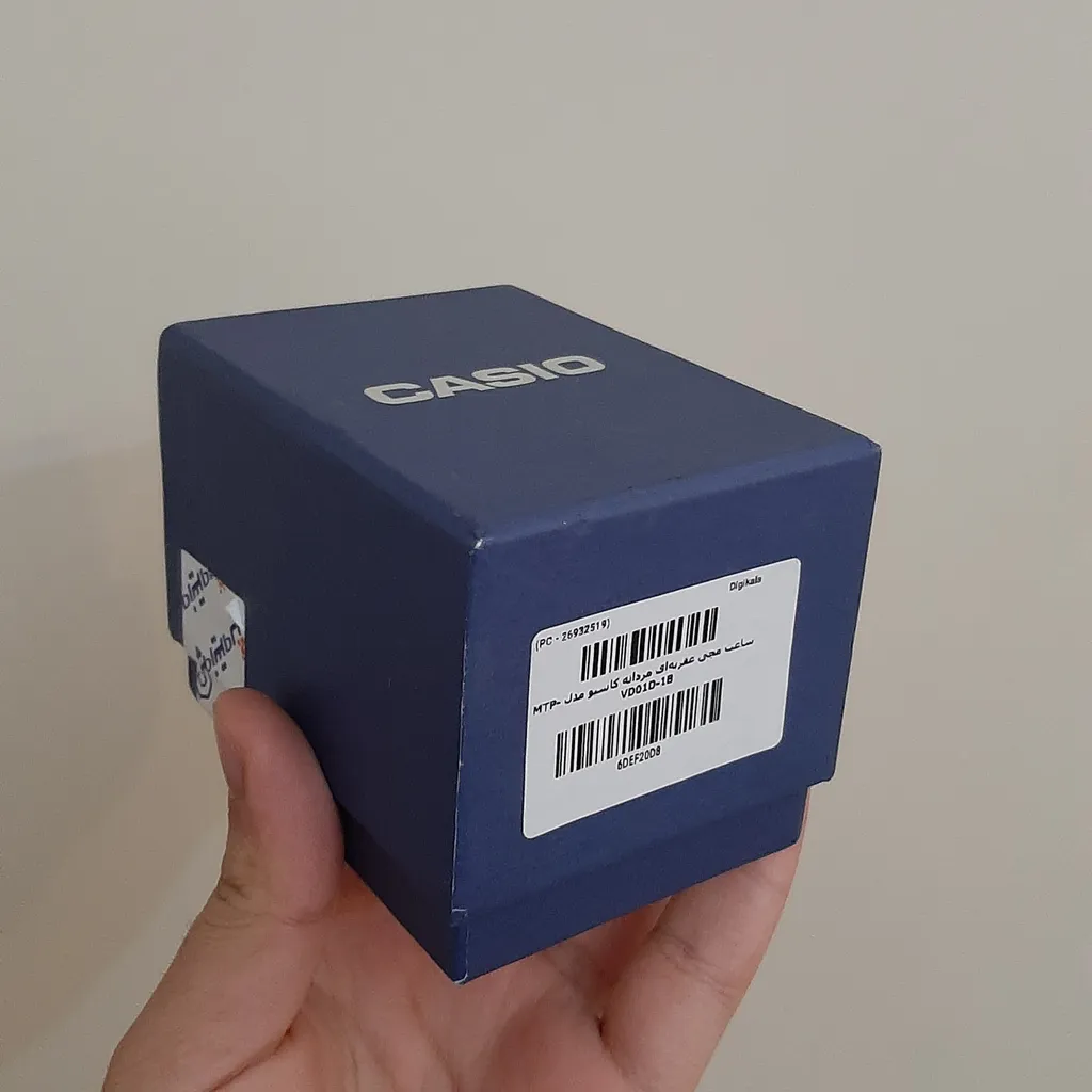 ساعت مچی عقربه ای مردانه کاسیو مدل MTP-VD01D-1B