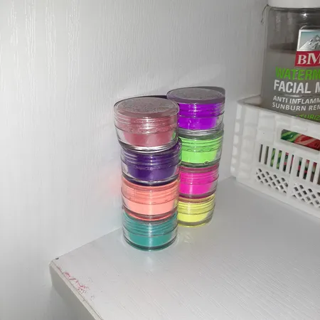 پودر رنگ اسلایم تپلی مدل Aqua