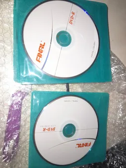 دی وی دی خام فینال کد D10 بسته 10 عددی