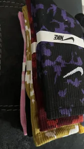 تجریه خرید جوراب ساق بلند زنانه تن پوش هنگامه مدل آبرنگی مجموعه 10 عددی