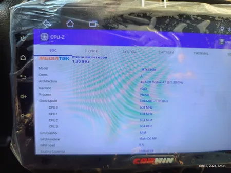 مانیتور خودرو کاروین مدل s800 pro با برد TS مناسب برای پژو 206
